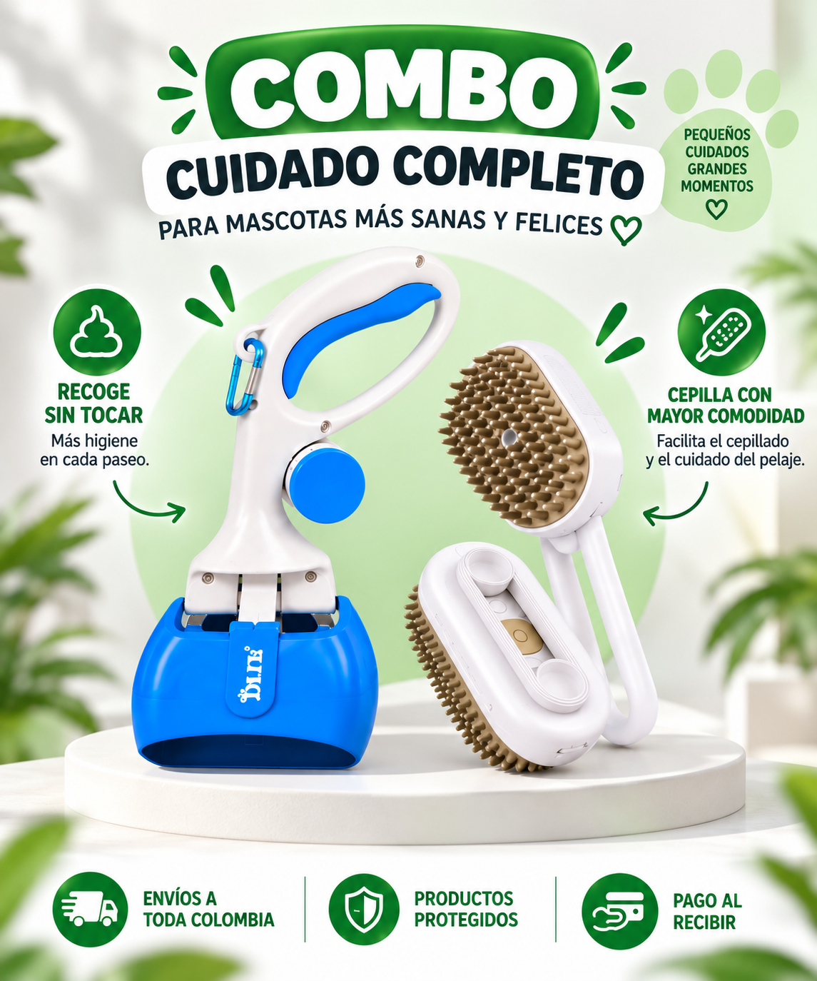 COMBO RECOGE EXCREMENTO